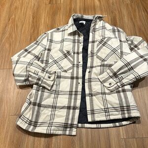 Men’s quilted shirt jacket